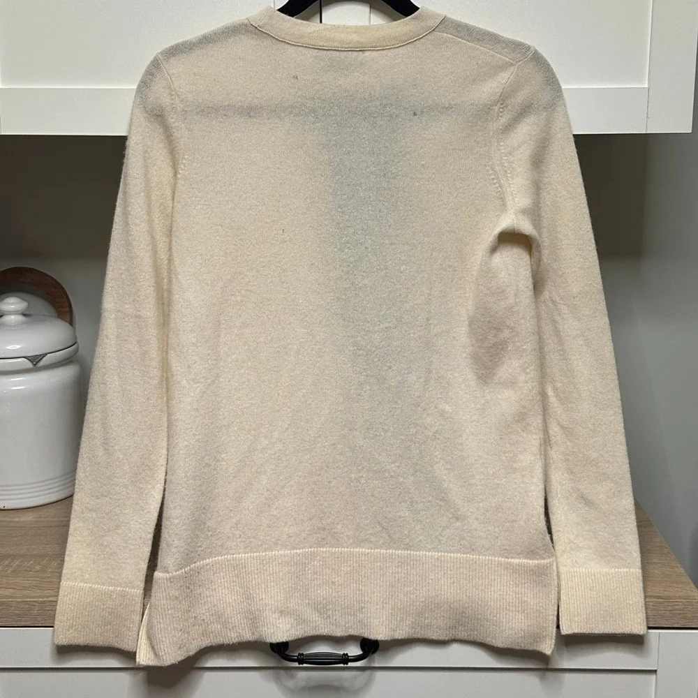 Vince 100% Cashmere Regimental Stripe Sweater‎ Crewneck Quiet Luxury Women's XS